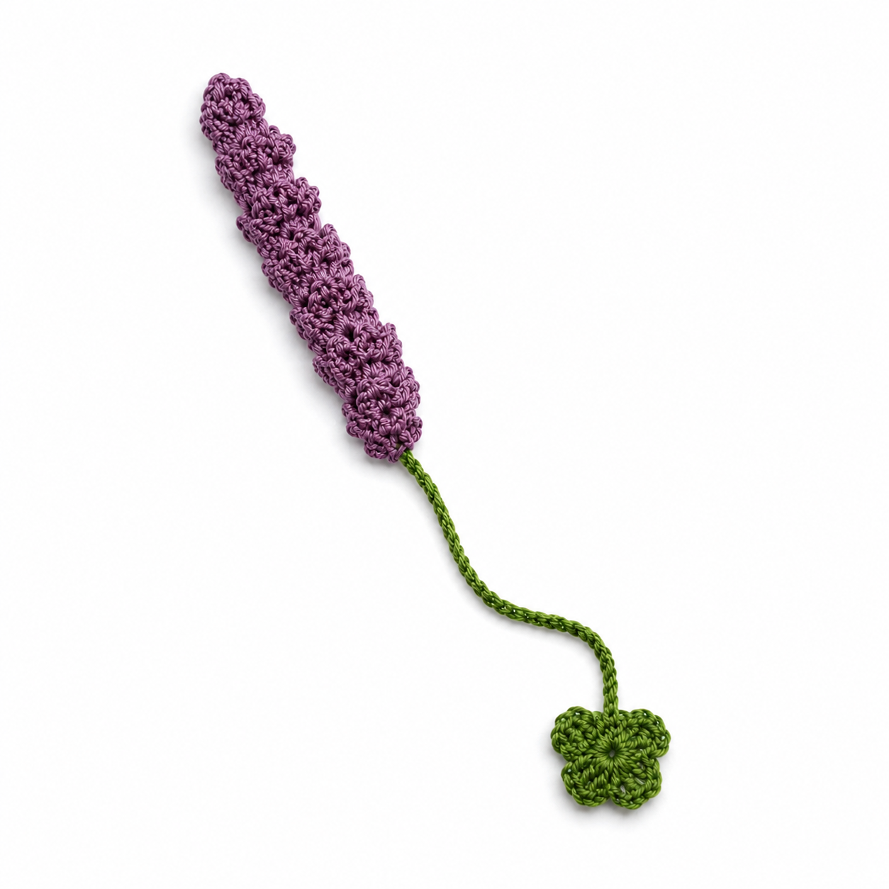Handmade Lavender Crochet Bookmark