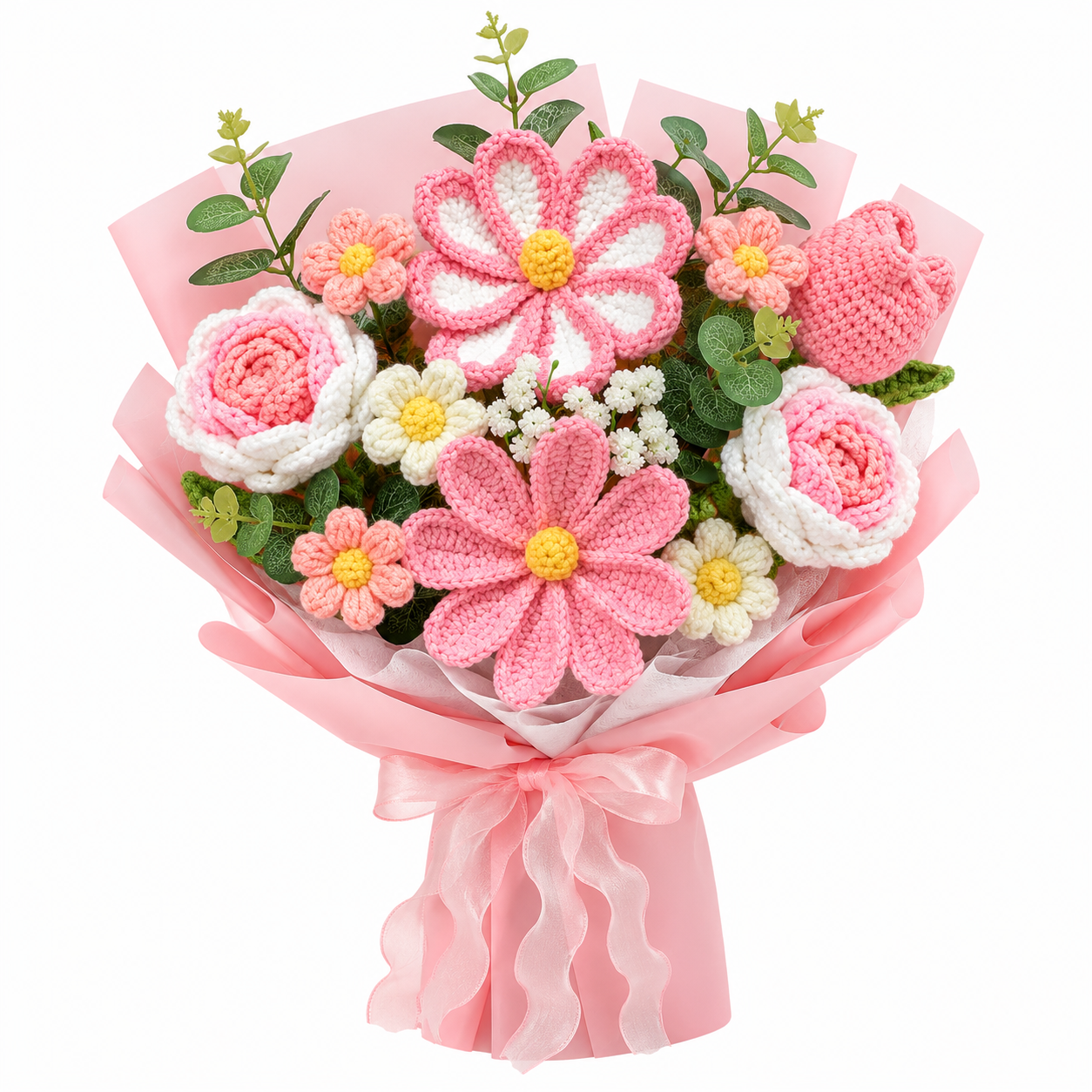 Luxury Handmade Crochet Flower Bouquet