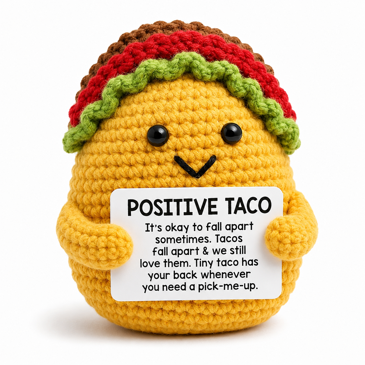 Positive Crochet Taco Plush